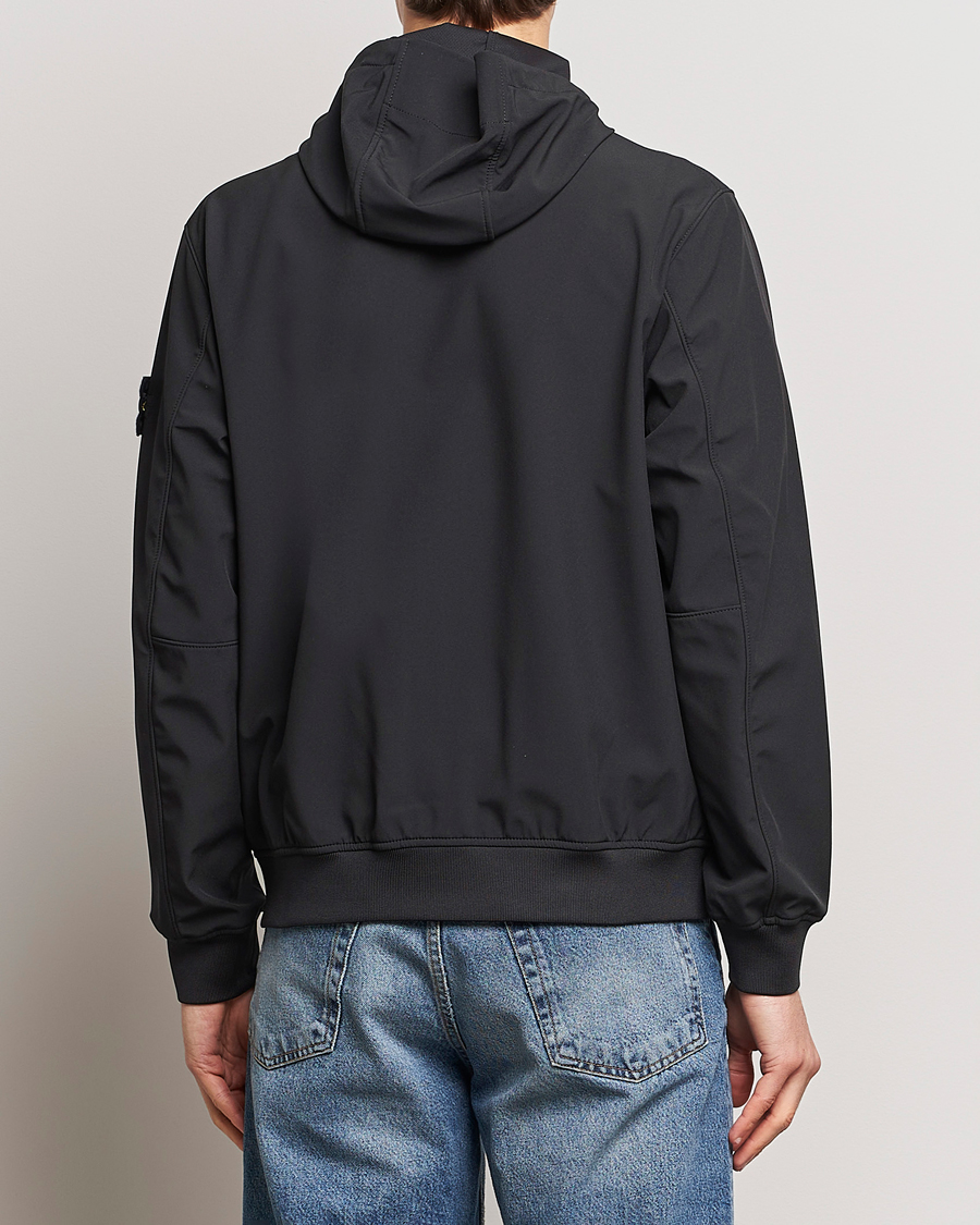Mies | Takit | Stone Island | Light Soft Shell Jacket Black