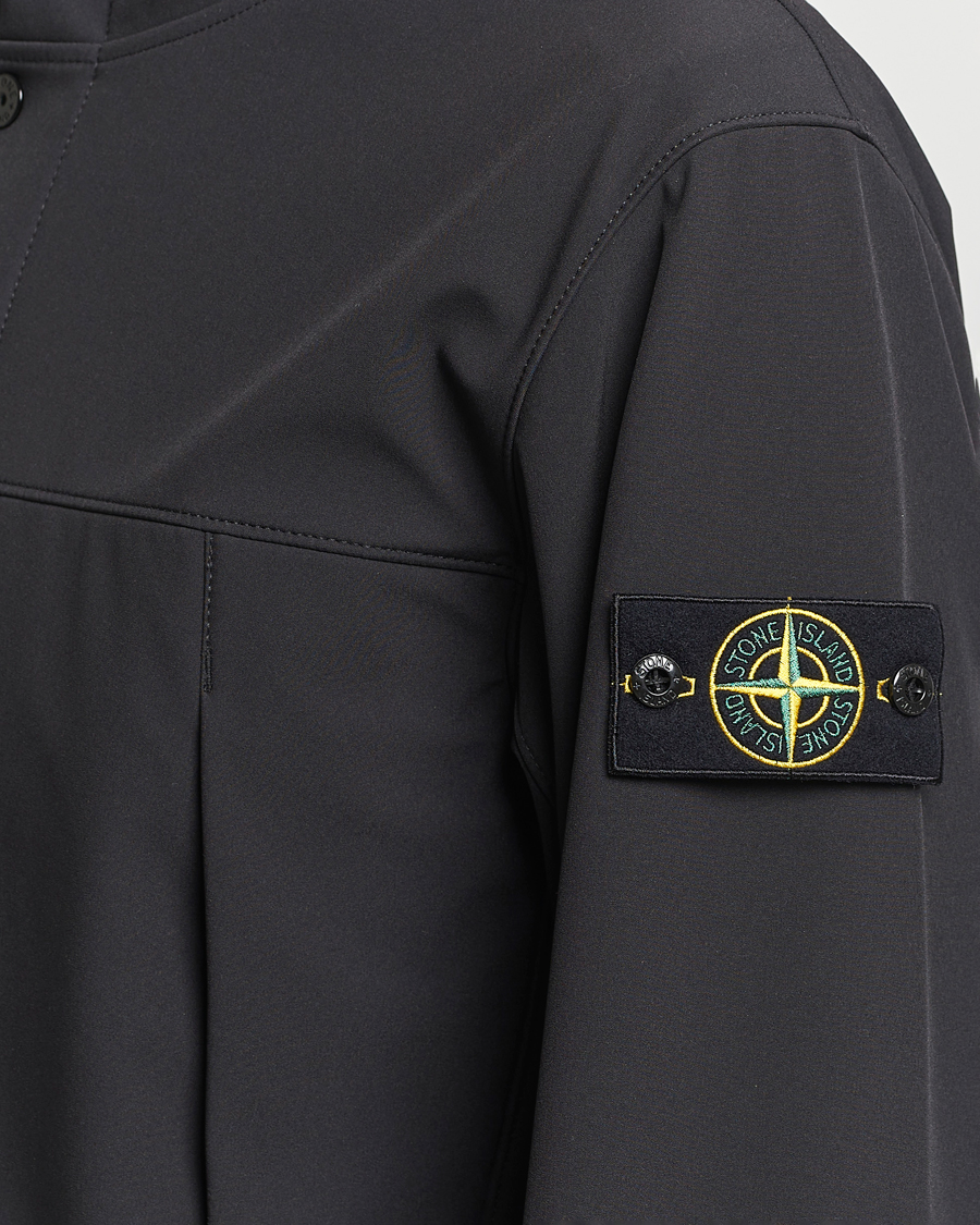 Mies | Takit | Stone Island | Light Soft Shell Jacket Black