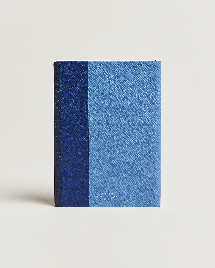 Mies | Smythson Soho Notebook Ribbon Stripe Nile Blue | Smythson | Soho Notebook Ribbon Stripe Nile Blue