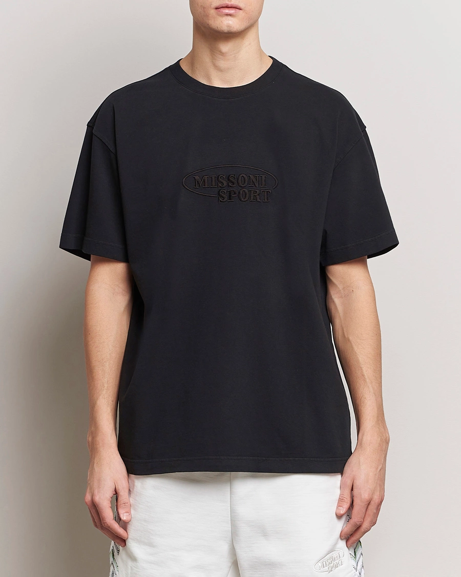 Herre |  | Missoni | SPORT Short Sleeve T-Shirt Black