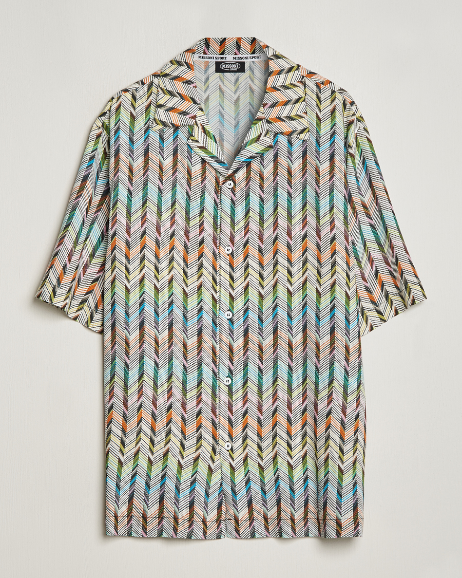 Mies | Kauluspaidat | Missoni | SPORT Short Sleeve Shirt White/Multi