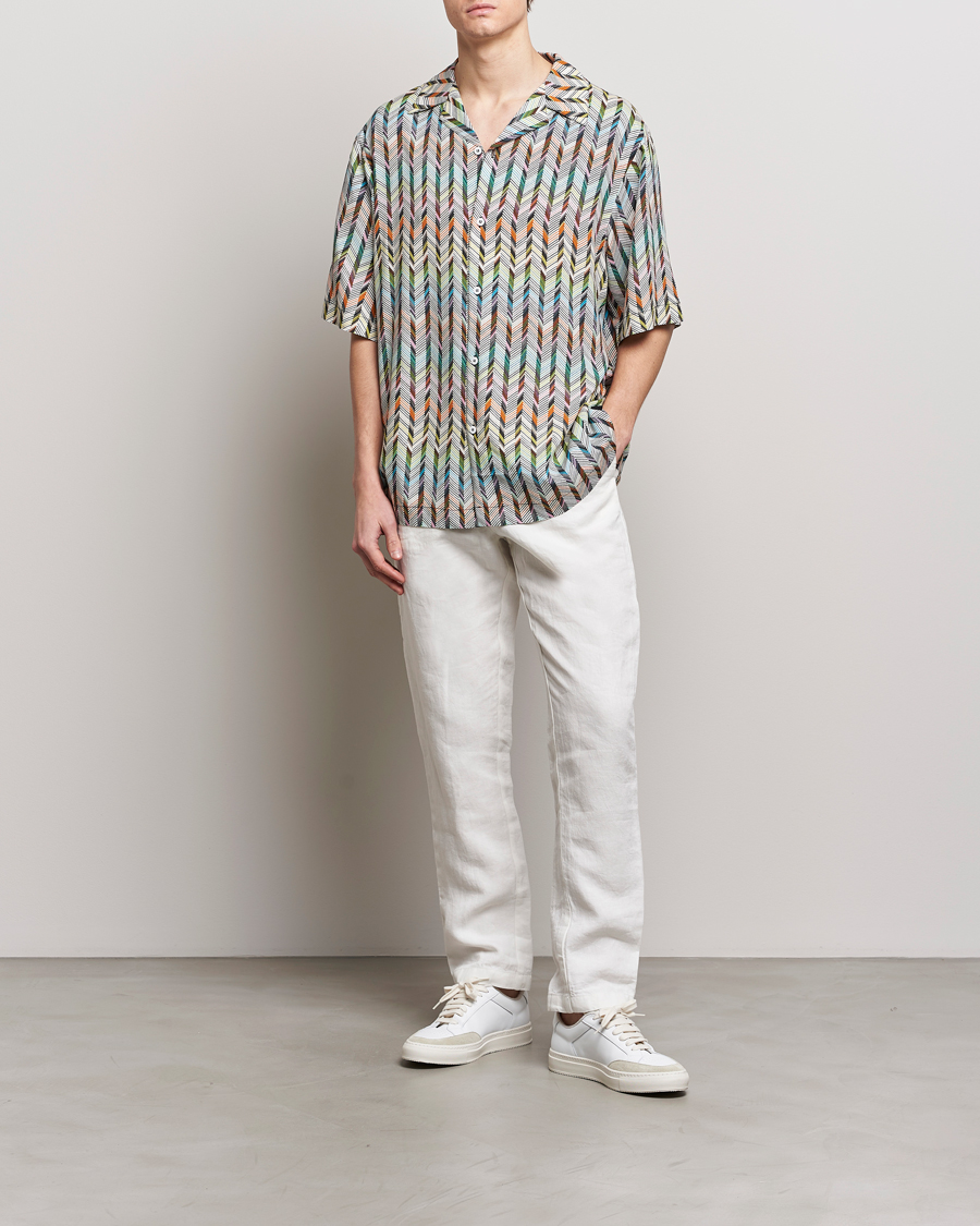 Mies | Kauluspaidat | Missoni | SPORT Short Sleeve Shirt White/Multi