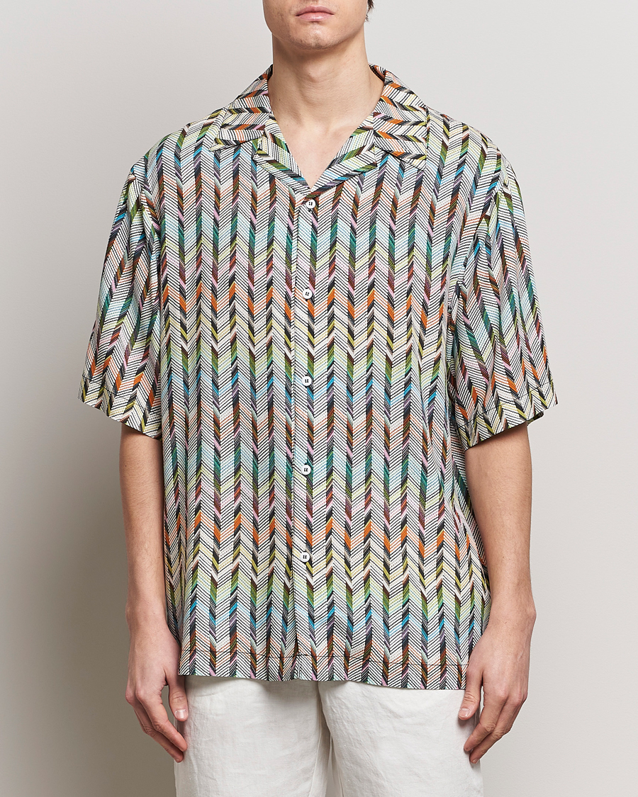 Mies | Kauluspaidat | Missoni | SPORT Short Sleeve Shirt White/Multi
