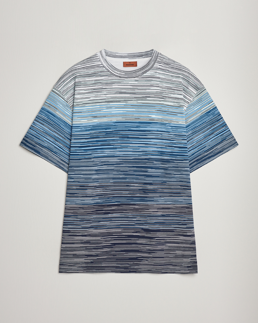 Mies | Missoni | Missoni | Space Dyed T-Shirt Blue
