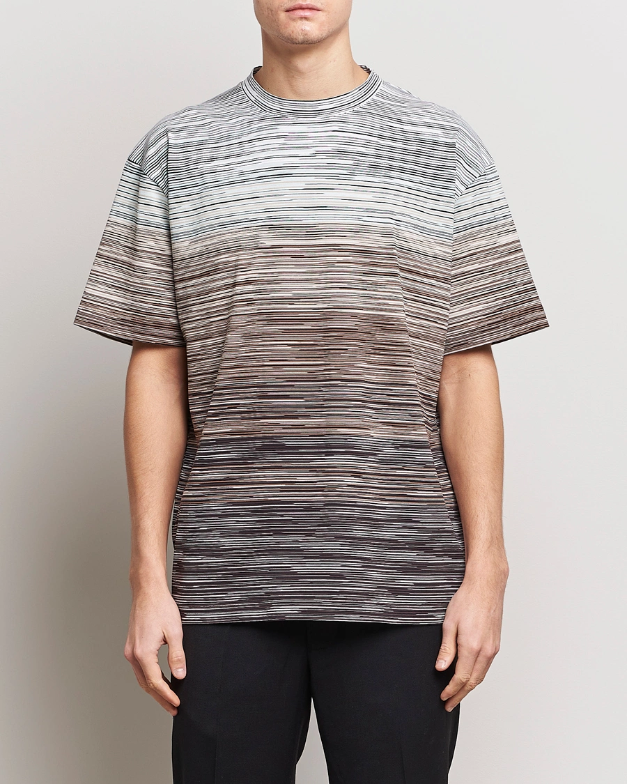 Mies | Lyhythihaiset t-paidat | Missoni | Space Dyed T-Shirt Beige