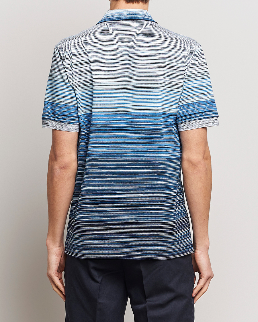 Mies | Pikeet | Missoni | Space Dyed Polo Blue