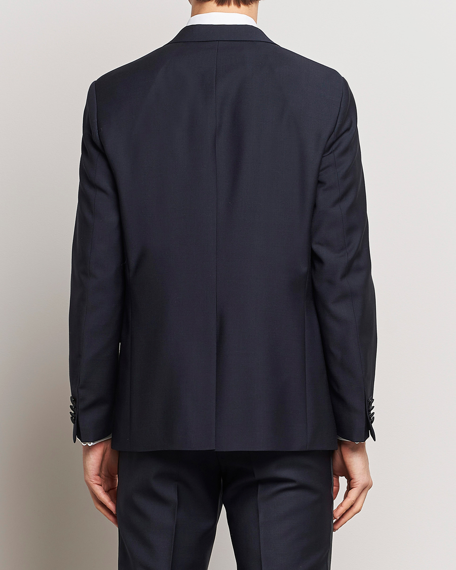 Mies | Pikkutakit | Oscar Jacobson | Frampton Wool Tuxedo Blazer Navy