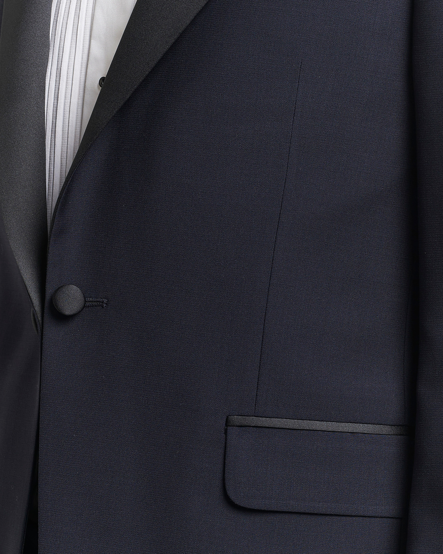 Mies | Pikkutakit | Oscar Jacobson | Frampton Wool Tuxedo Blazer Navy