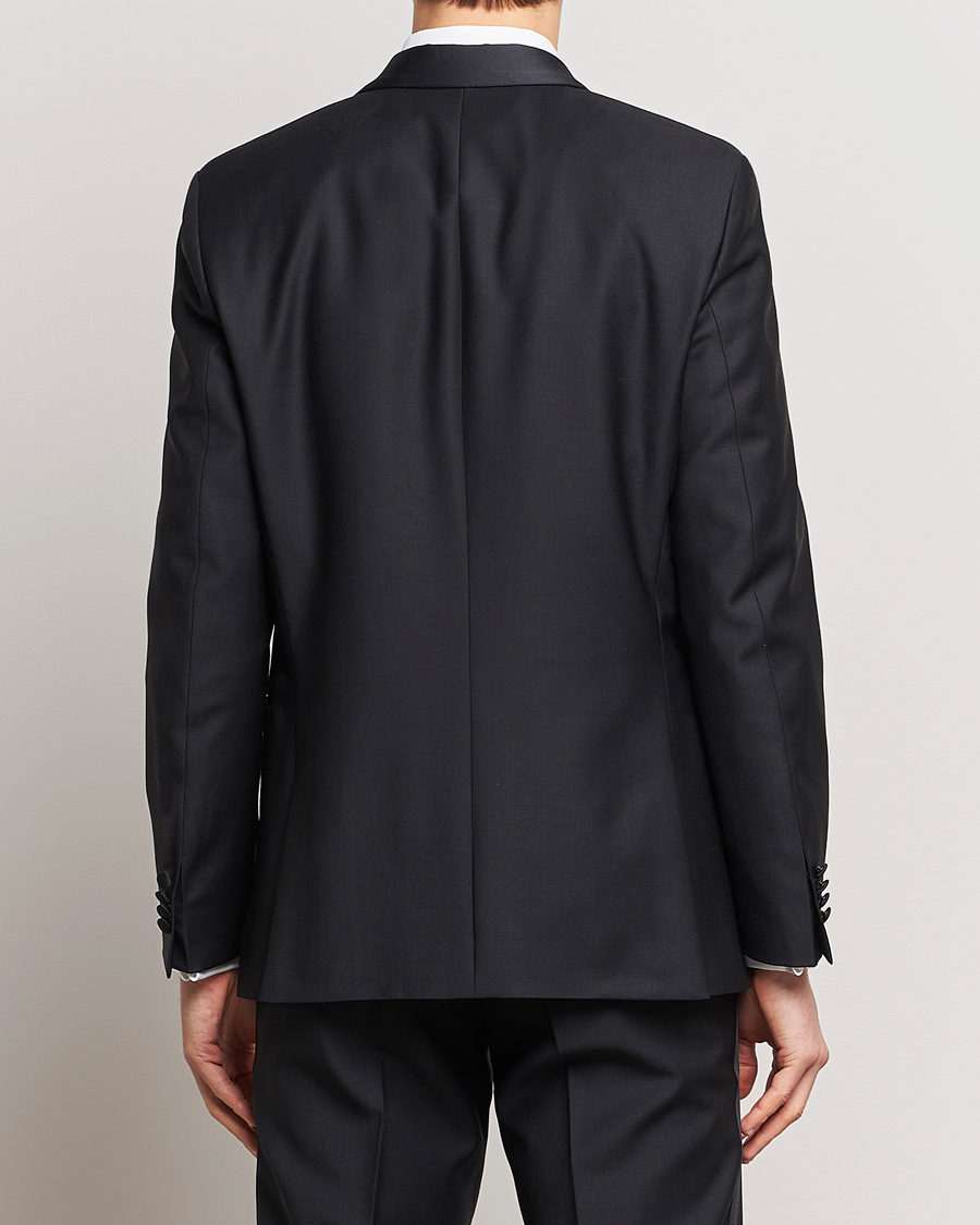 Mies | Pikkutakit | Oscar Jacobson | Figaro Wool Tuxedo Blazer Black