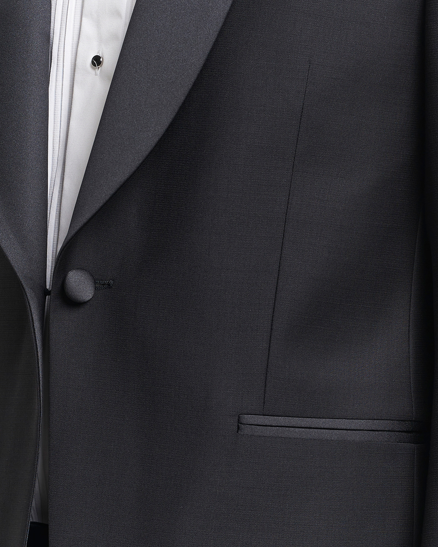 Mies | Pikkutakit | Oscar Jacobson | Figaro Wool Tuxedo Blazer Black