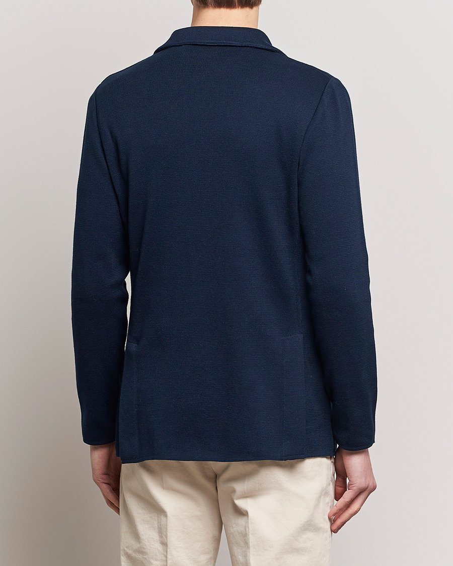 Mies | Pikkutakit | Lardini | Knitted Cotton Blazer Navy