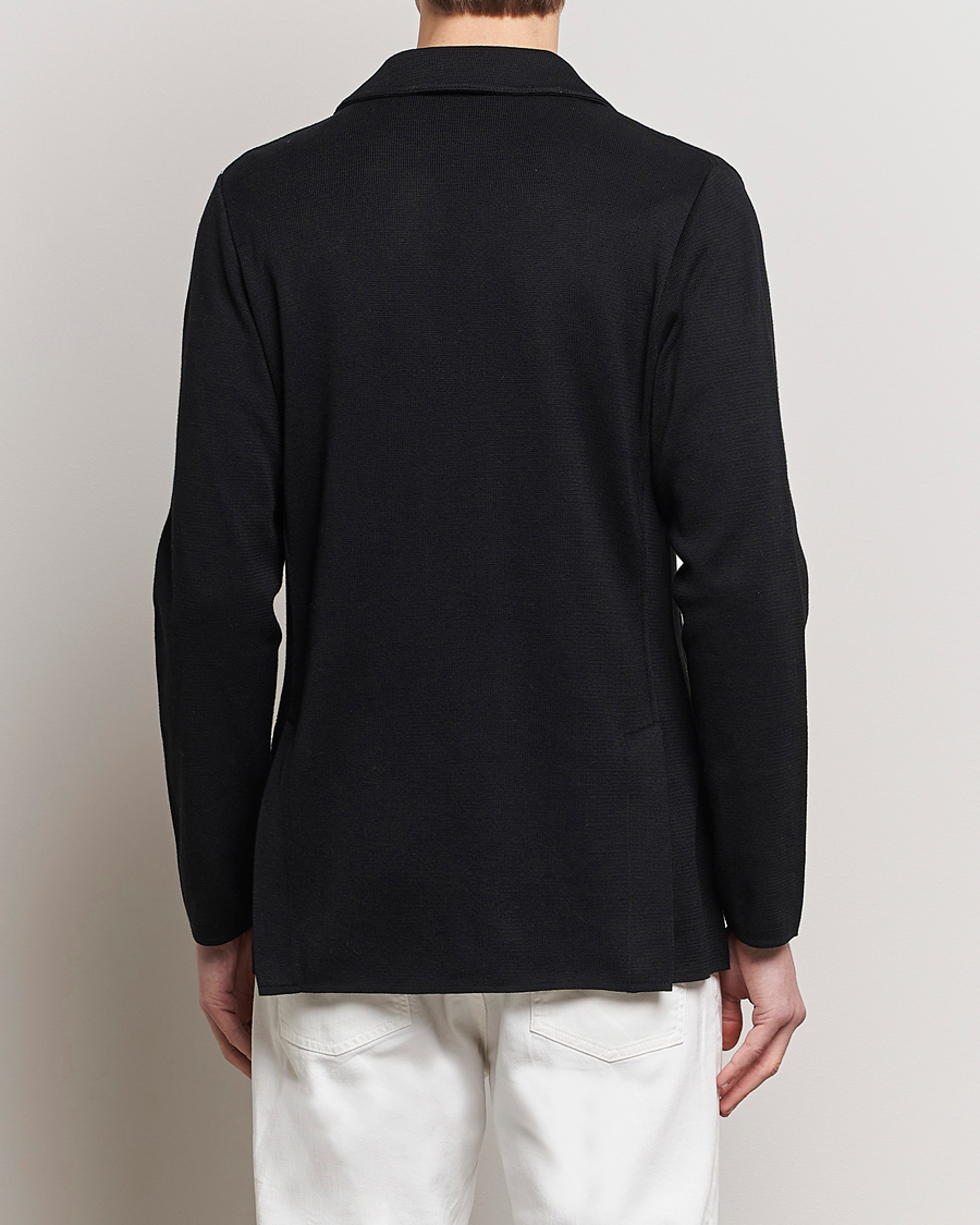 Mies | Pikkutakit | Lardini | Knitted Cotton Blazer Black