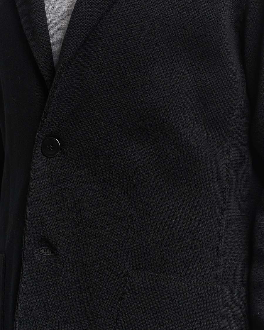 Mies | Pikkutakit | Lardini | Knitted Cotton Blazer Black