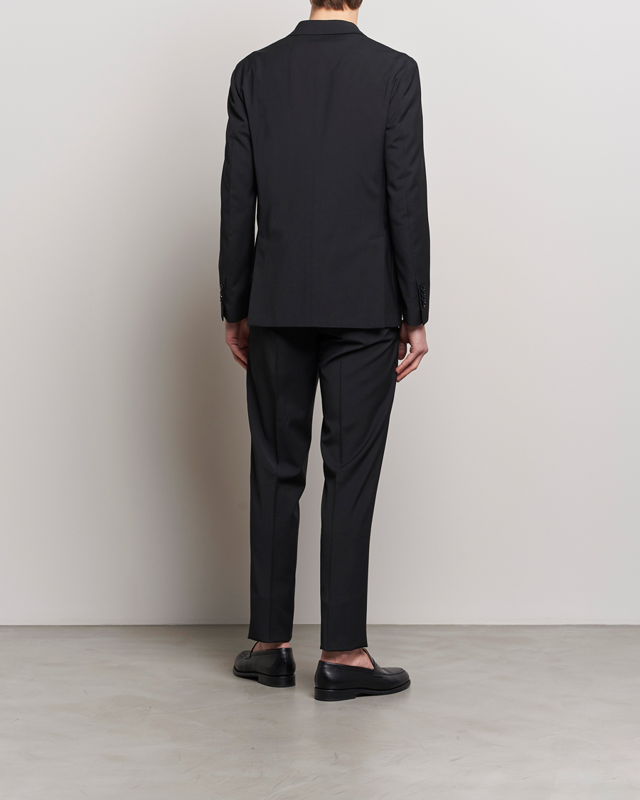 Mies |  | Lardini | Travellers Soft Wool Suit Black