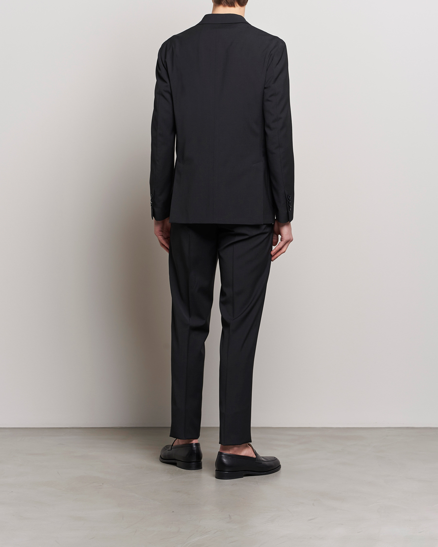 Mies | Puvut | Lardini | Travellers Soft Wool Suit Black