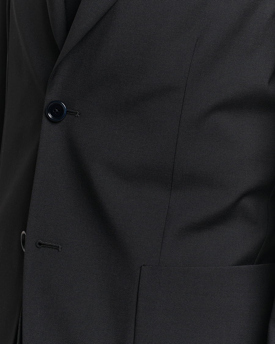 Mies | Puvut | Lardini | Travellers Soft Wool Suit Black