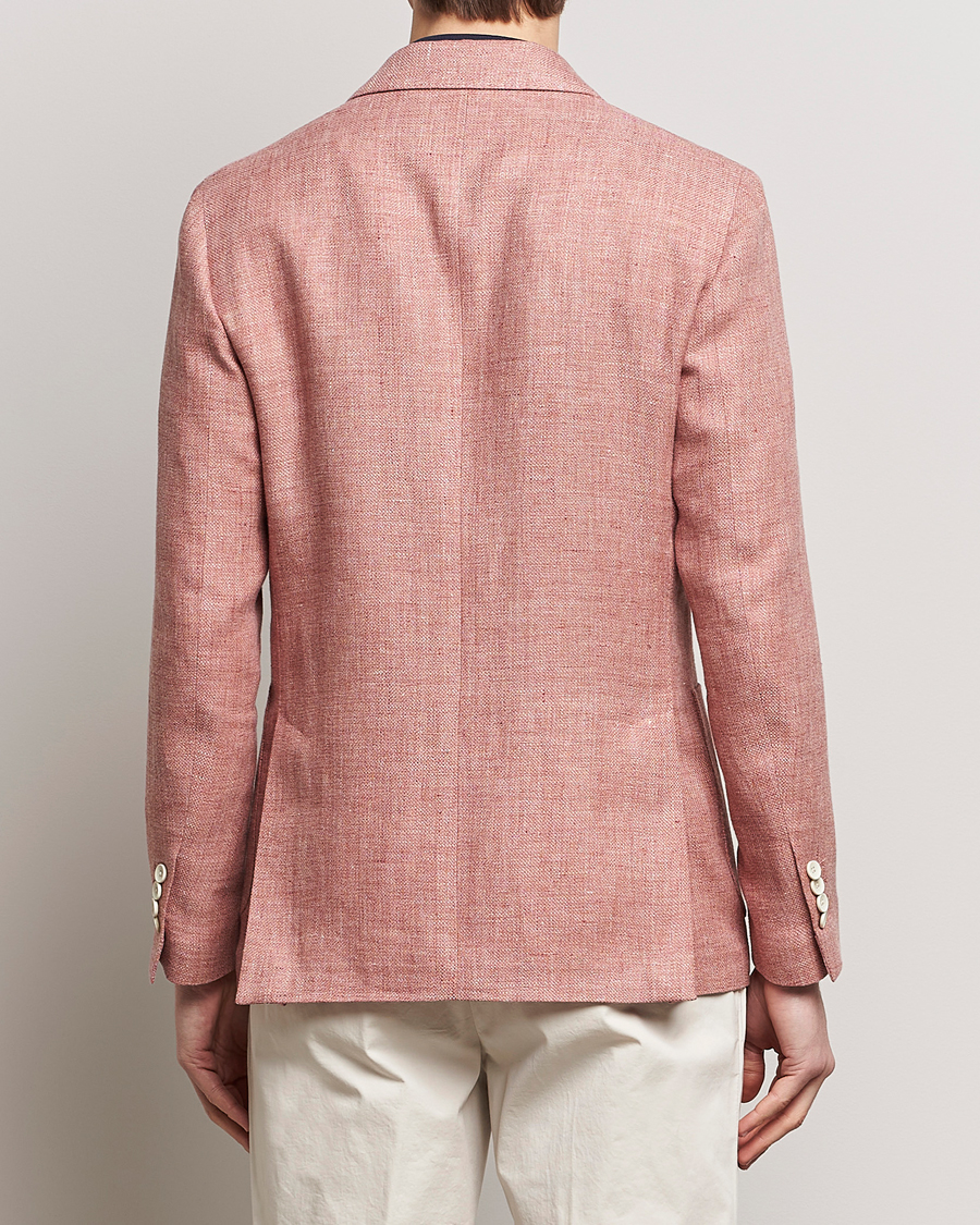Mies | Pikkutakit | Lardini | Wool/Linen Patch Pocket Blazer Soft Red