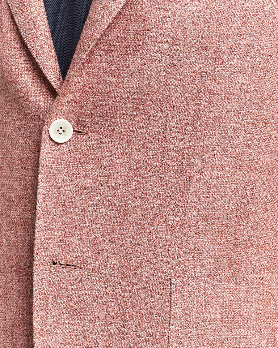 Mies | Pikkutakit | Lardini | Wool/Linen Patch Pocket Blazer Soft Red