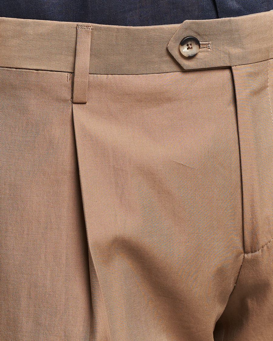 Mies | Puvut | Lardini | Solaro Cotton Suit Light Brown