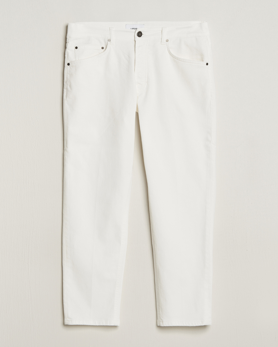 Mies | Farkut | Lardini | Ione Loose Fit Denim White