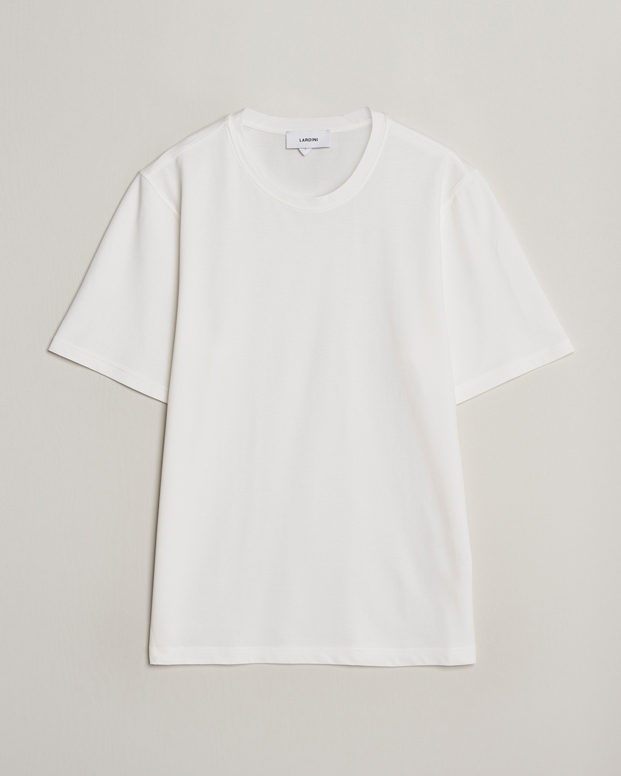 Mies | T-paidat | Lardini | Ice Cotton T-Shirt White