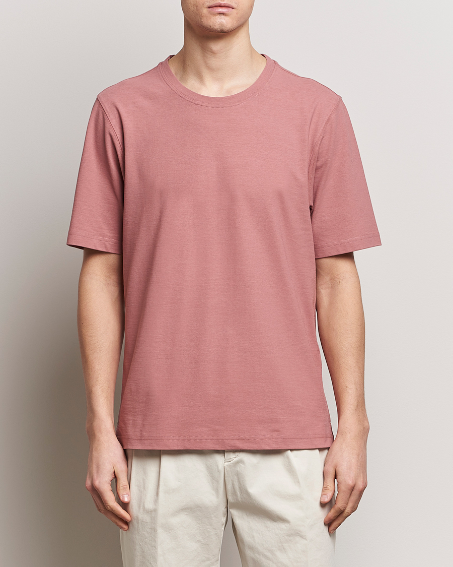 Mies | Italian Department | Lardini | Ice Cotton T-Shirt Pink