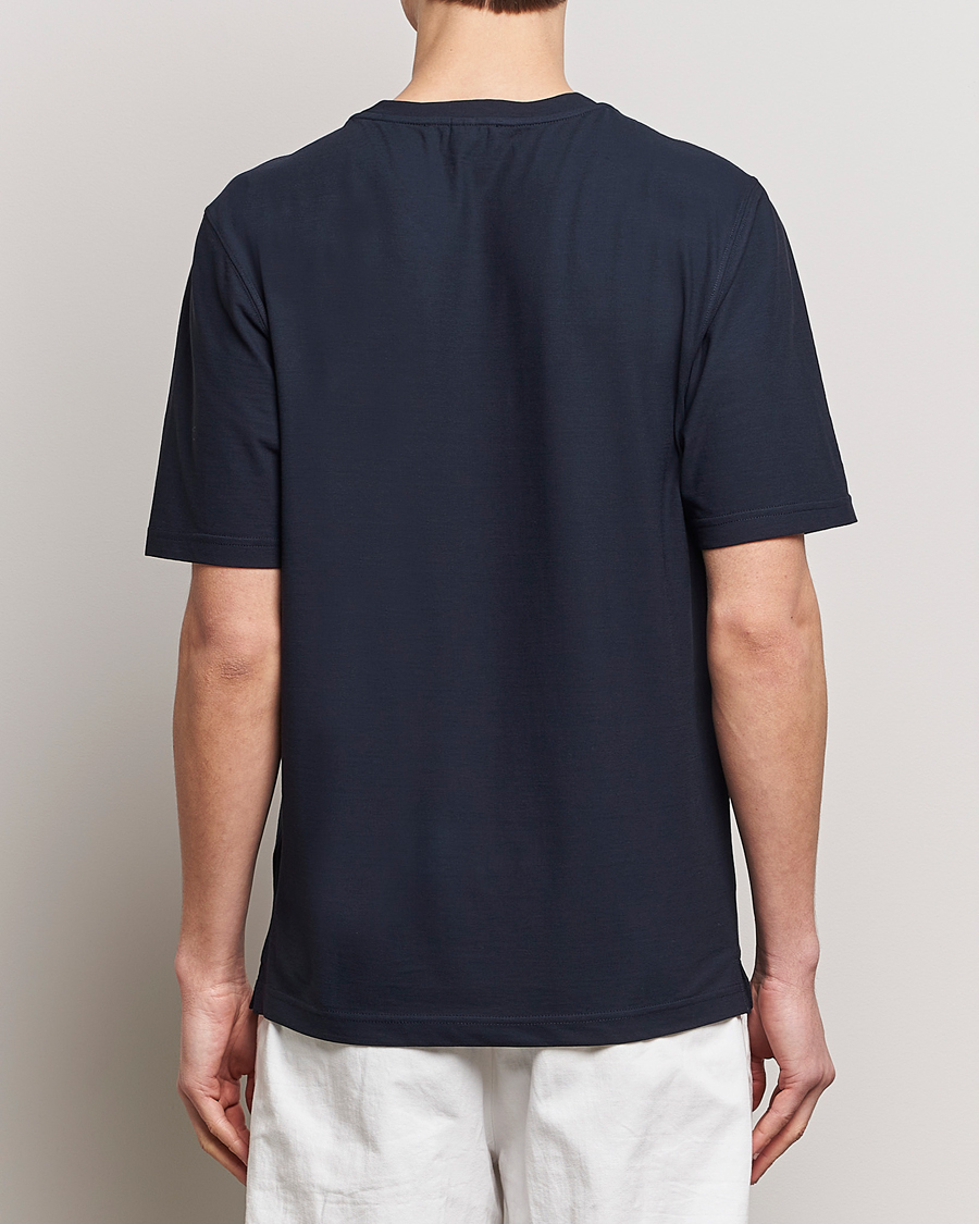 Mies | T-paidat | Lardini | Ice Cotton T-Shirt Navy