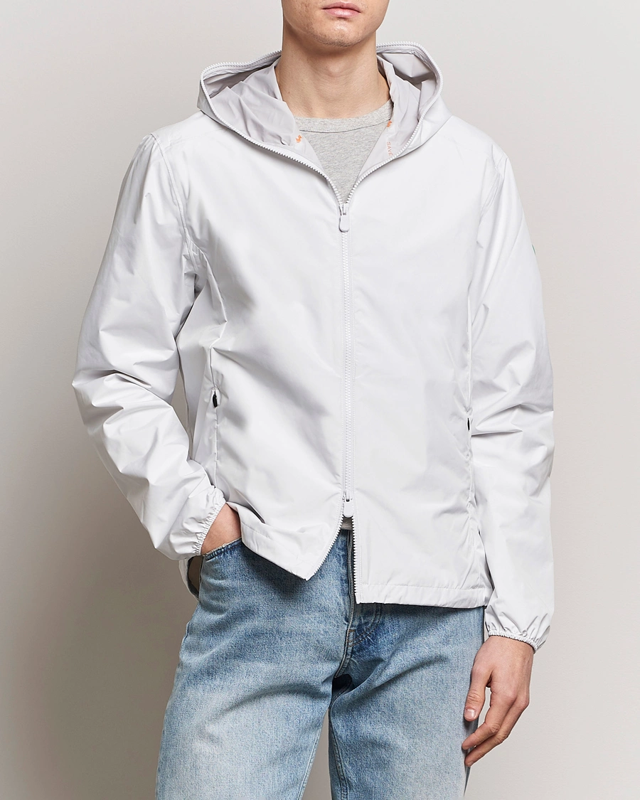 Mies | Vaatteet | Save The Duck | Zayn Lightweight Recycled Water Repellent Jacket White