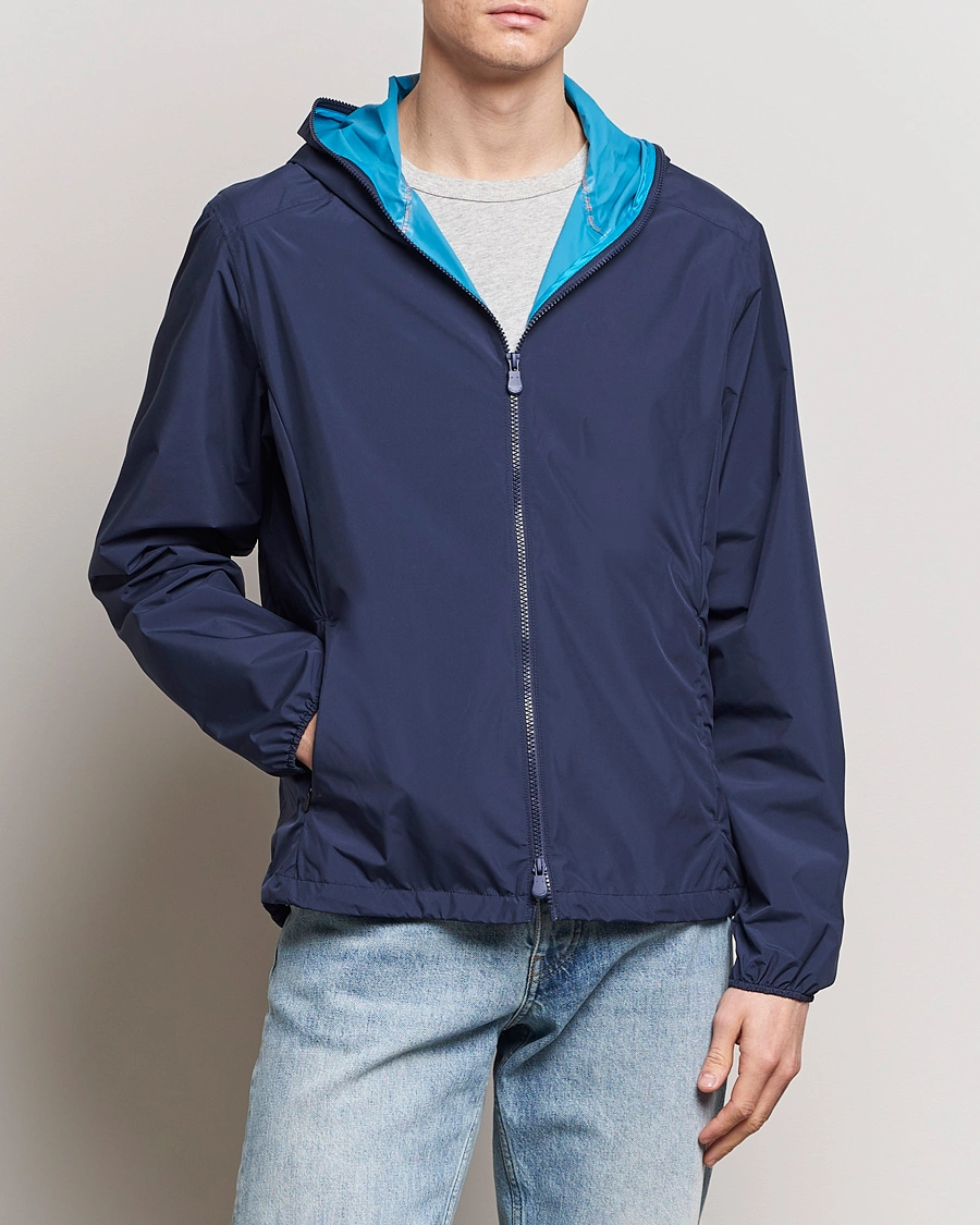 Mies | 20 % alennuksia | Save The Duck | Zayn Lightweight Recycled Water Repellent Jacket Navy