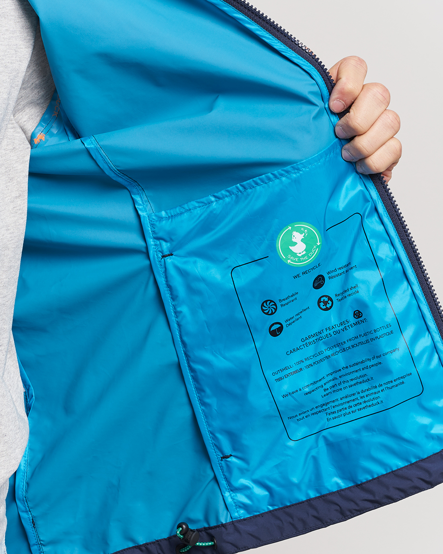Mies | Takit | Save The Duck | Zayn Lightweight Recycled Water Repellent Jacket Navy