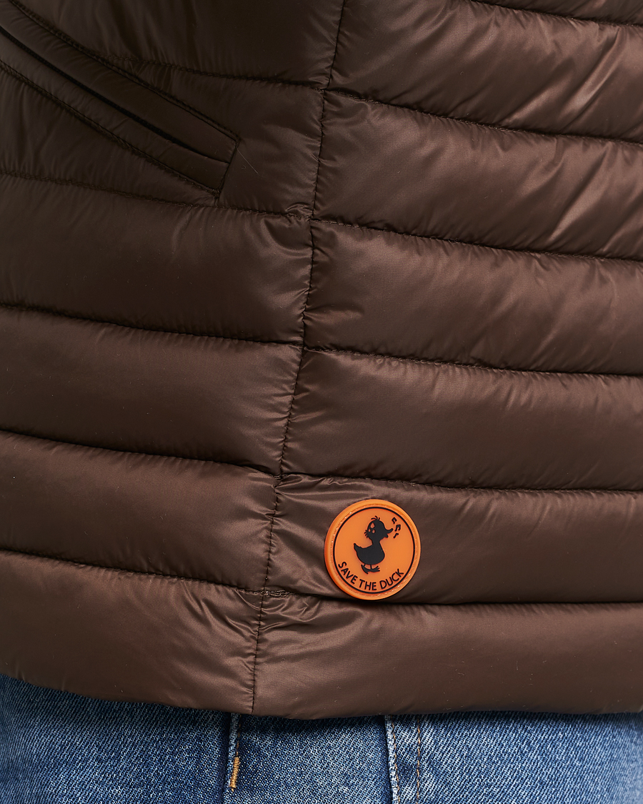 Mies | Takit | Save The Duck | Aiko Lightweigt Padded Vest Soil Brown
