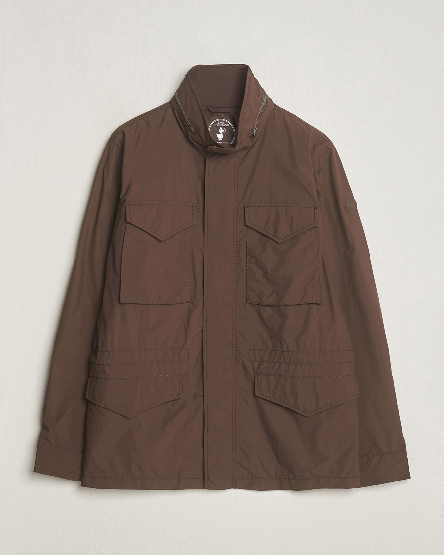 Mies | Takit | Save The Duck | Mako Water Repellent Nylon Field Jacket Soil Brown