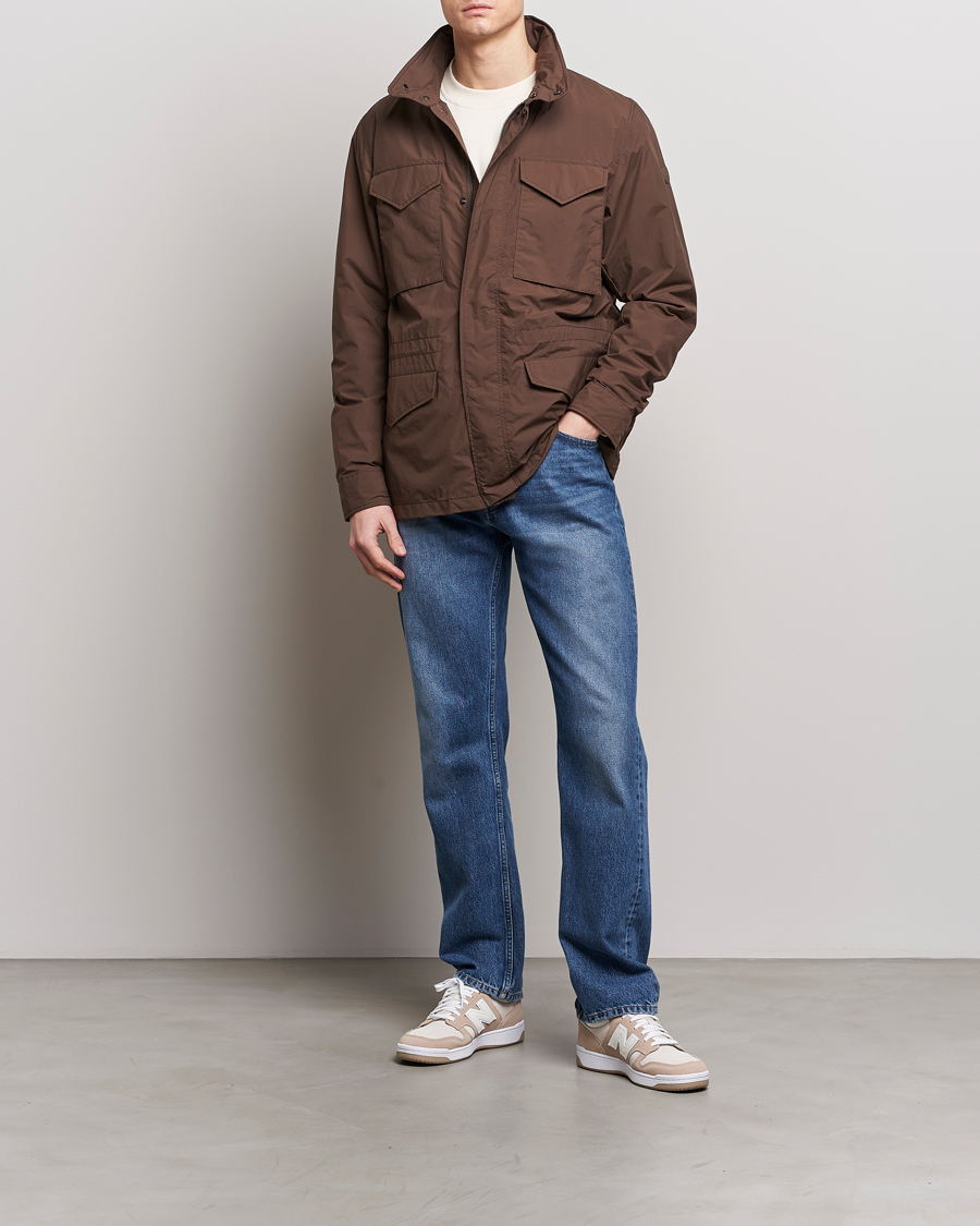 Mies | Takit | Save The Duck | Mako Water Repellent Nylon Field Jacket Soil Brown