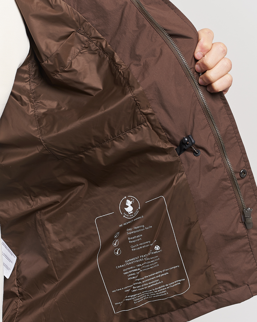 Mies | Takit | Save The Duck | Mako Water Repellent Nylon Field Jacket Soil Brown