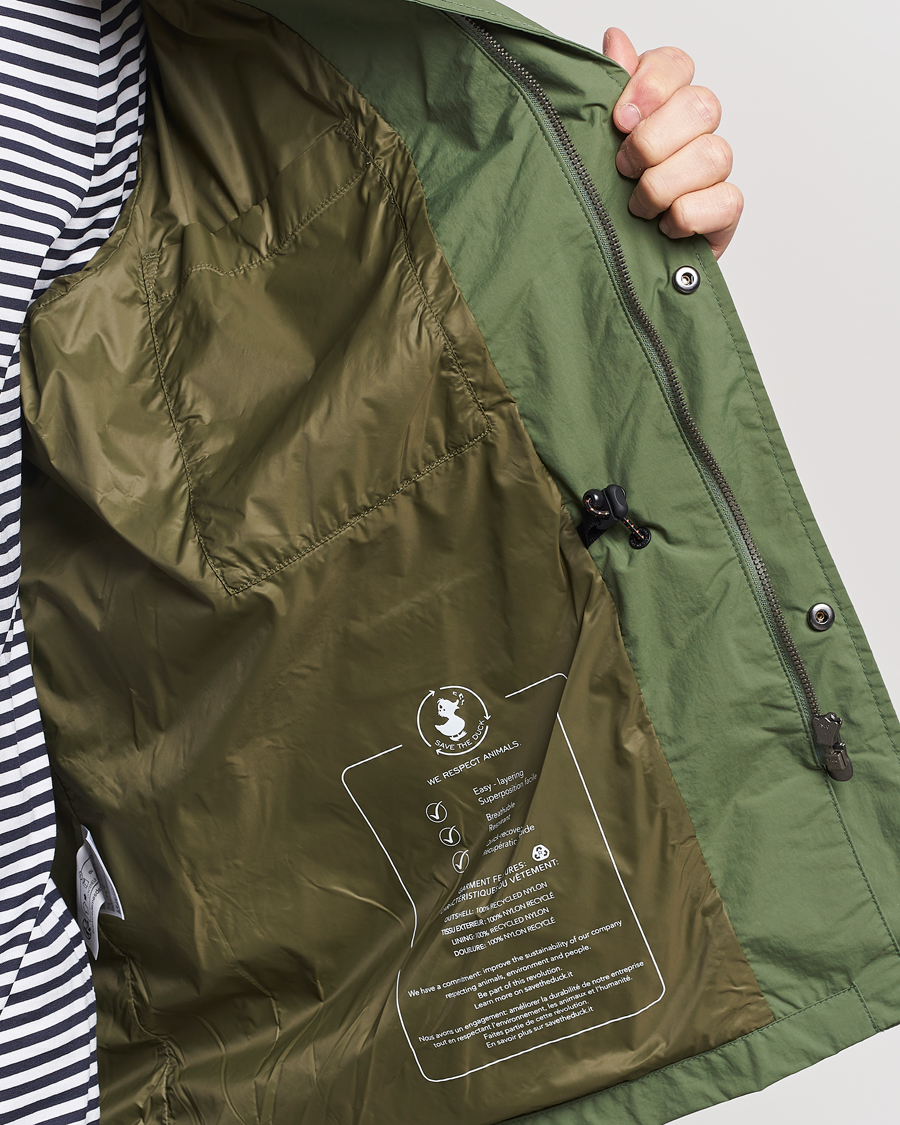 Mies | Takit | Save The Duck | Mako Water Repellent Nylon Field Jacket Dusty Olive