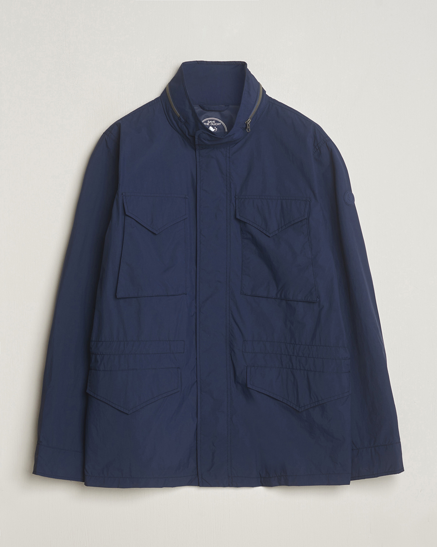 Mies | Takit | Save The Duck | Mako Water Repellent Nylon Field Jacket Navy Blue