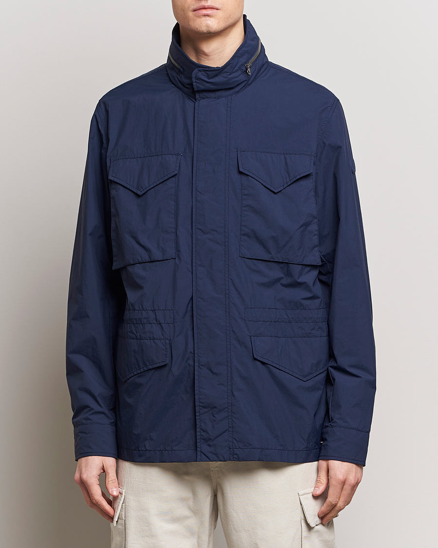 Mies |  | Save The Duck | Mako Water Repellent Nylon Field Jacket Navy Blue