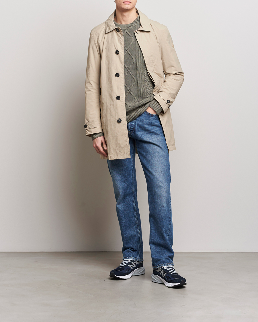 Mies | Takit | Save The Duck | Rhys Water Repellent Nylon Coat Stone Beige