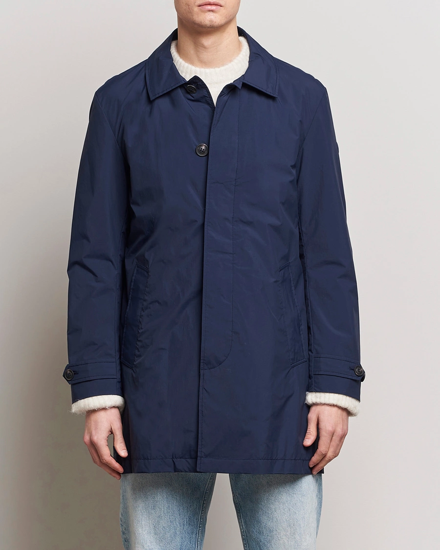 Mies |  | Save The Duck | Rhys Water Repellent Nylon Coat Navy Blue