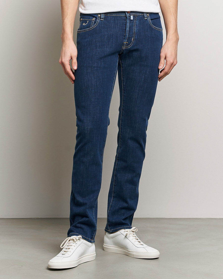 Mies | Osastot | Jacob Cohën | Nick Slim Fit Dual Stretch Jeans Dark Blue
