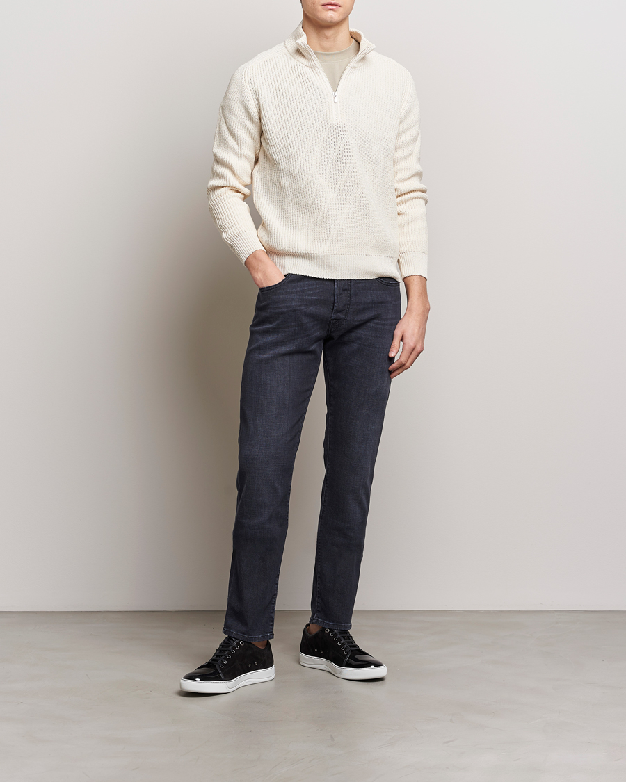 Mies | Farkut | Jacob Cohën | Bard Slim Fit Stretch Jeans Grey Black