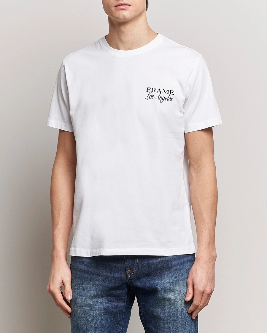 Mies |  | FRAME | LA Logo T-Shirt White