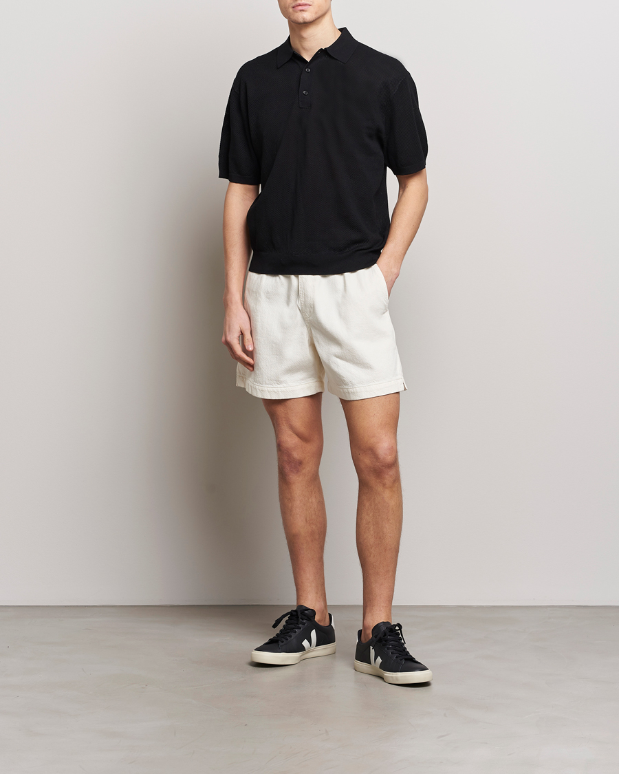 Mies | Shortsit | FRAME | Textured Terry Shorts Off White