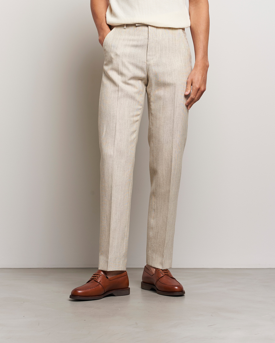 Mies | Crockett & Jones Falmouth Deck Shoes Tan Wax Calf | Crockett & Jones | Falmouth Deck Shoes Tan Wax Calf