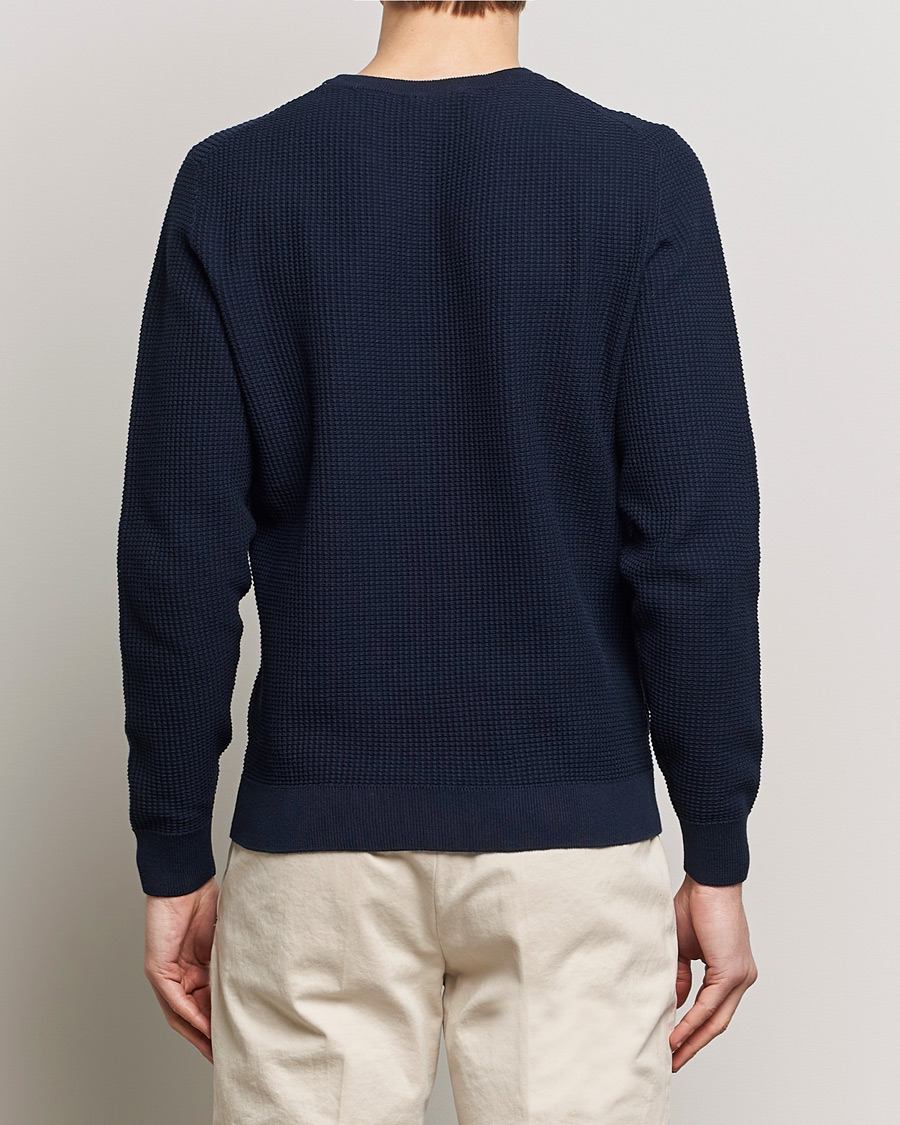 Mies | Puserot | Stenströms | Organic Cotton Crew Neck Navy
