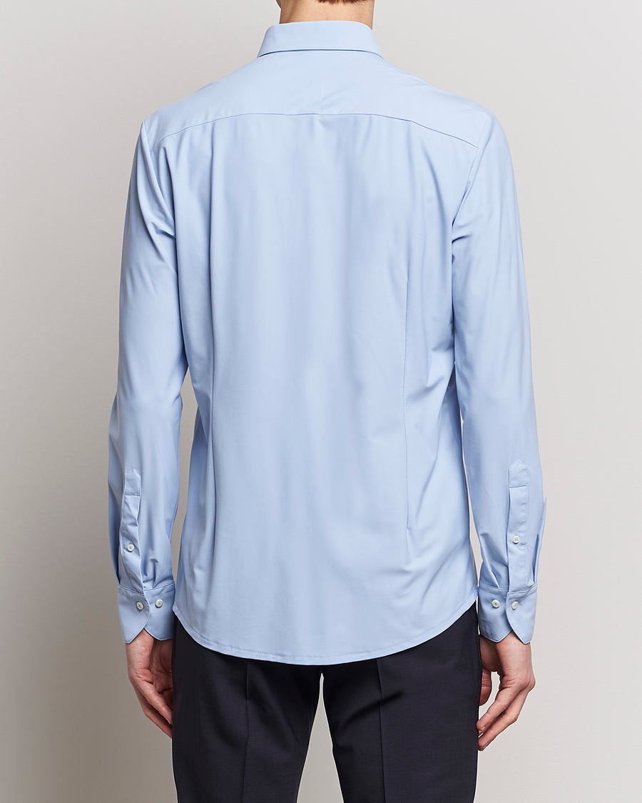 Mies | Kauluspaidat | Stenströms | Slimline Cut Away 4-Way Stretch Shirt Light Blue