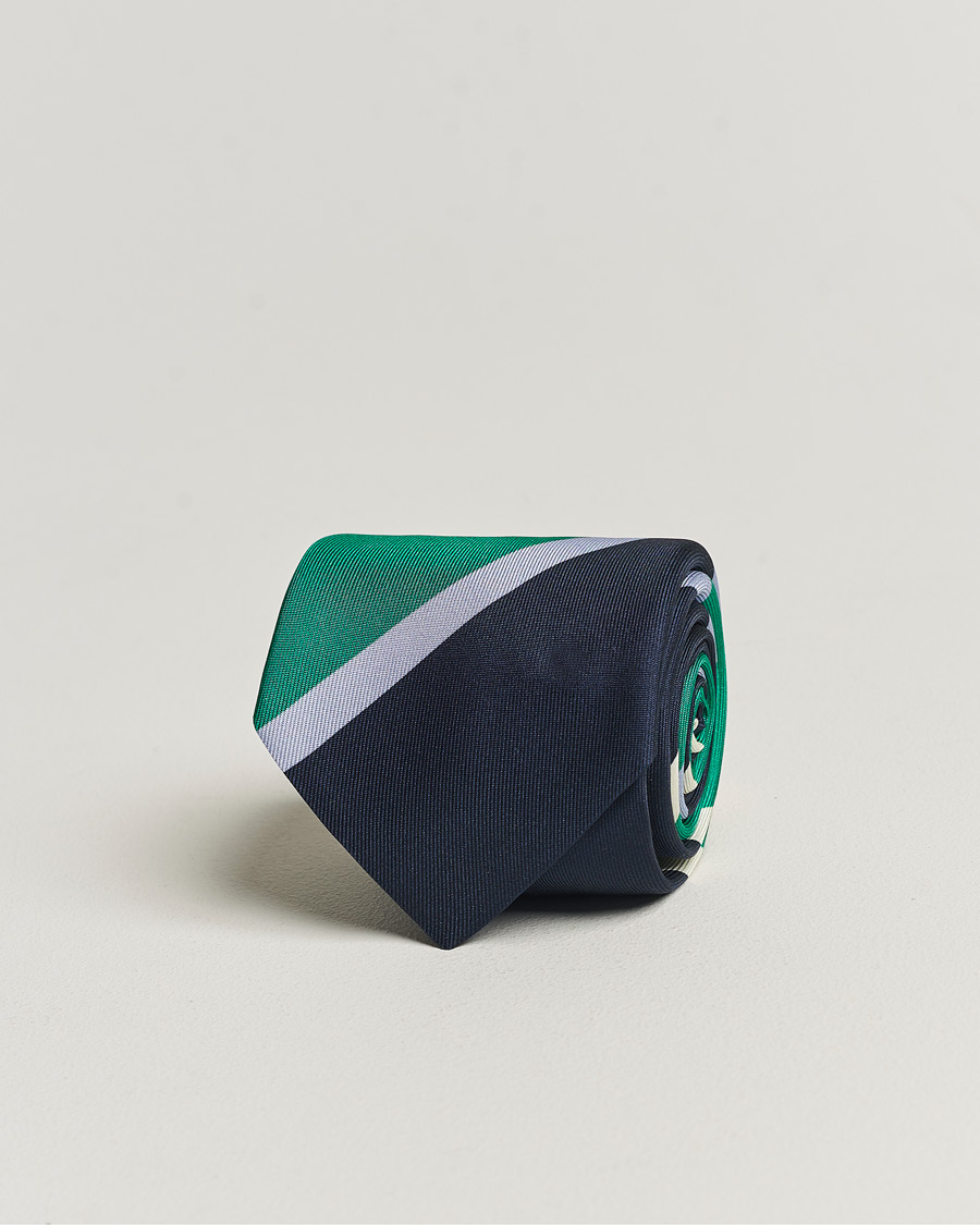 Mies | Stenströms Multi Striped Silk Tie Navy | Stenströms | Multi Striped Silk Tie Navy