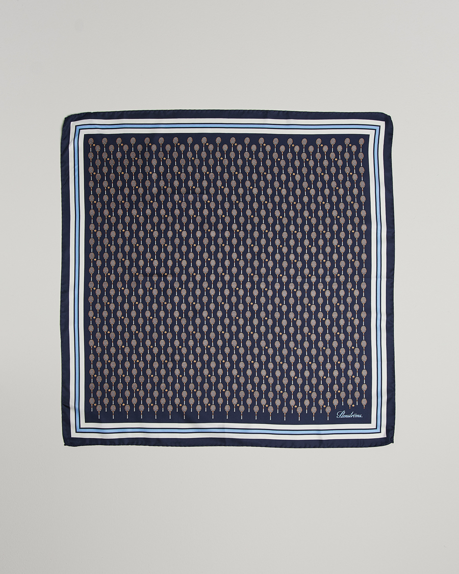 Mies | Stenströms Silk Tennis Bandana Navy | Stenströms | Silk Tennis Bandana Navy