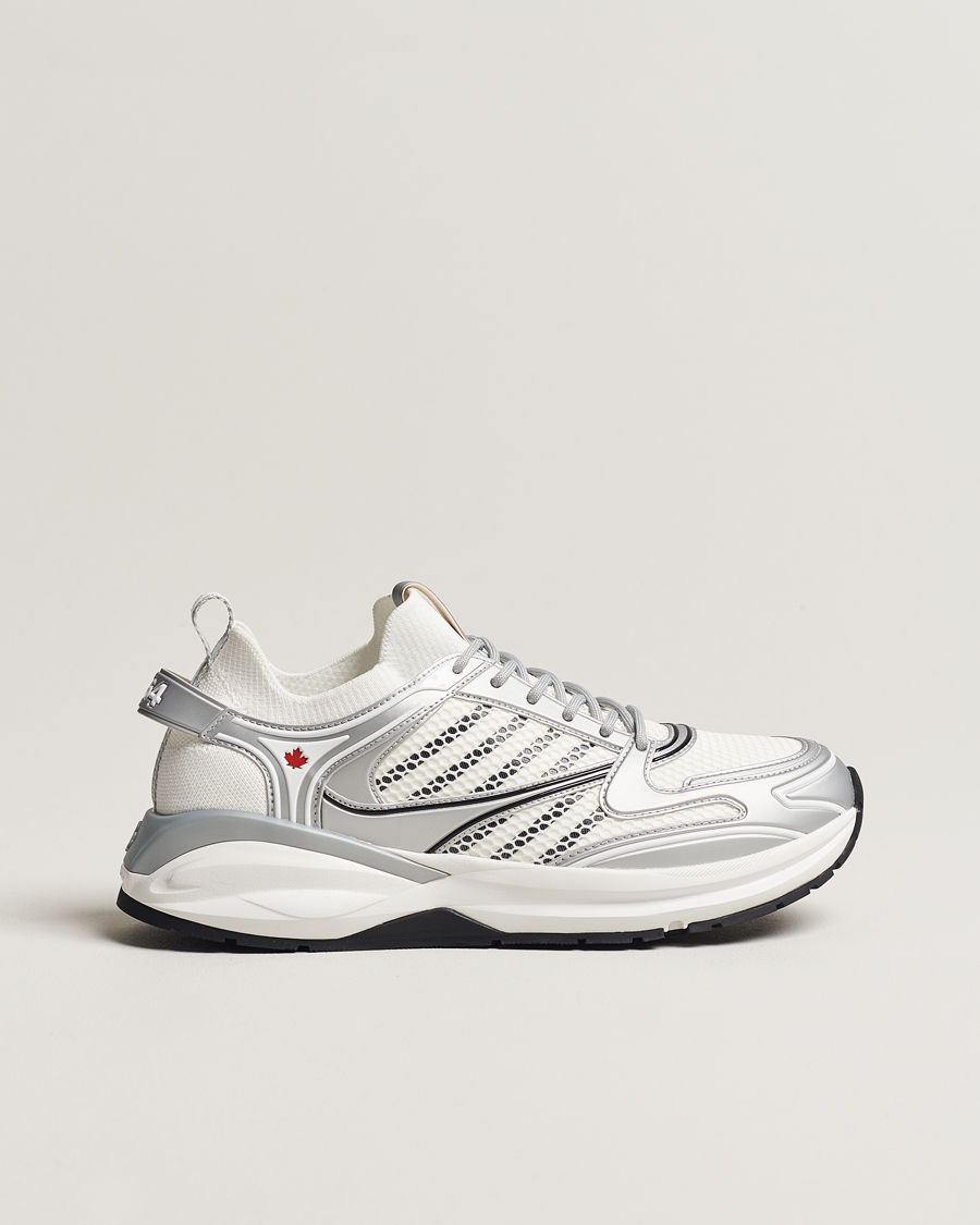 Mies | Dsquared2 Dash Sneaker White/Silver | Dsquared2 | Dash Sneaker White/Silver