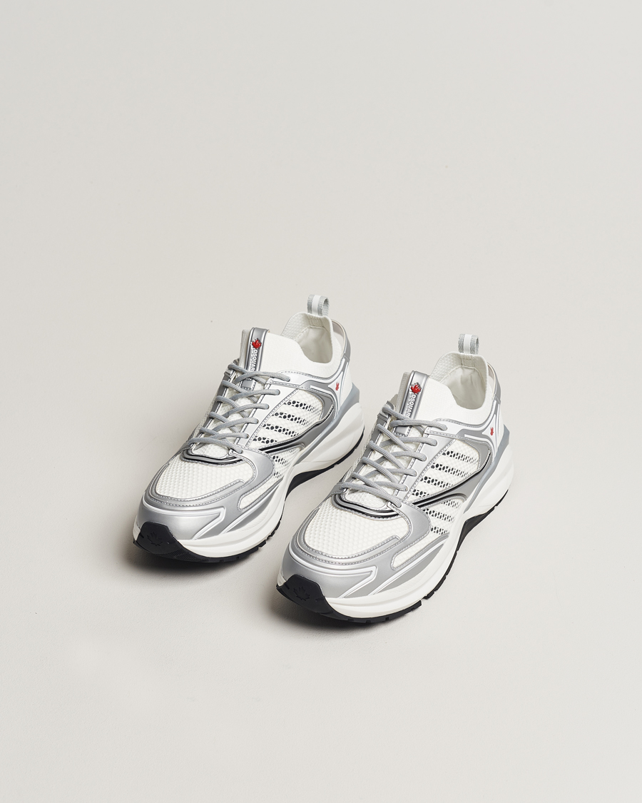Mies | Dsquared2 Dash Sneaker White/Silver | Dsquared2 | Dash Sneaker White/Silver